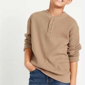 Old navy waffle Henley shirt